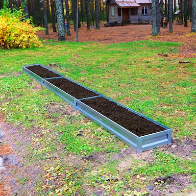 Грядка оцинкованная 0,5х6,0 м, высота 20 см